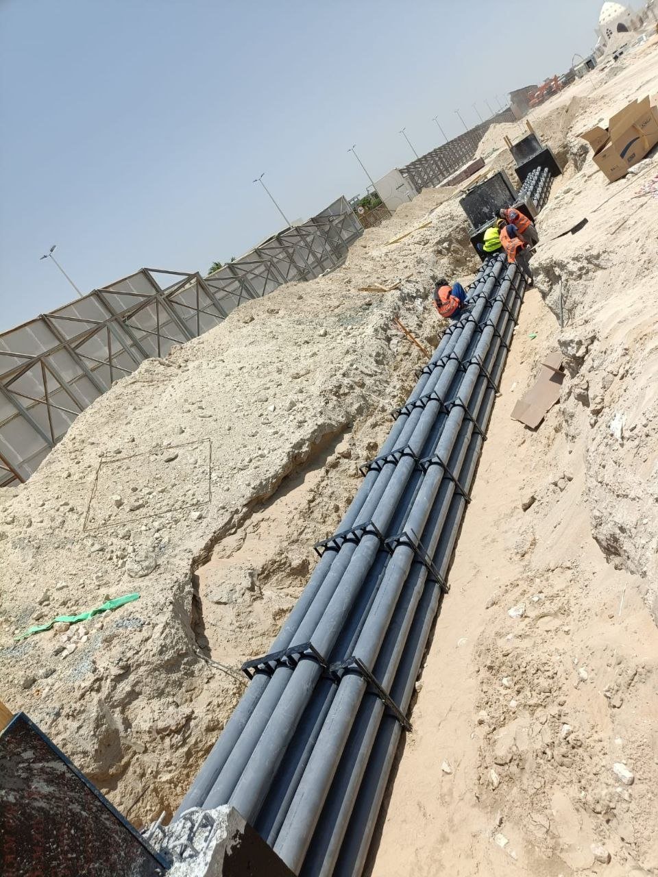 تنفيذ المشاريع الإنشائية